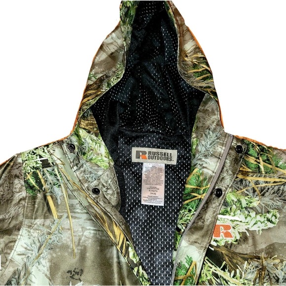 VTG Russell Outdoors Camo Jacket Youth XL 18-20, Mesh Lining, Max-1, RHYJ 7232 - Picture 3 of 9